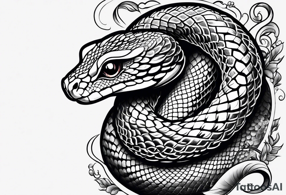 snake tattoo idea