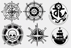 symbol one piece marine tattoo idea