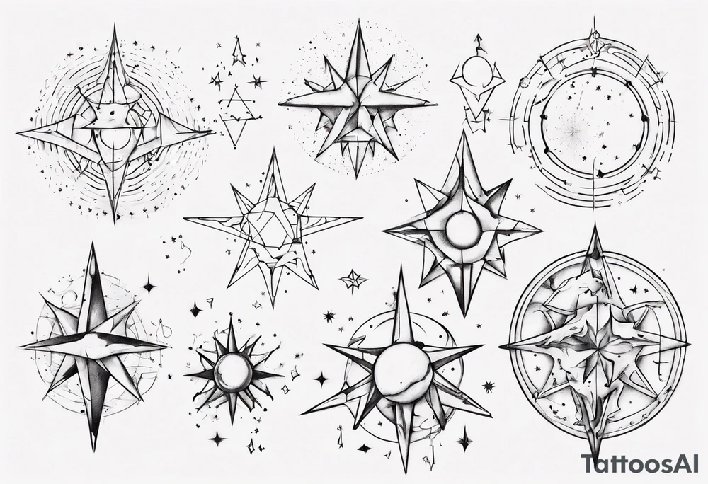 Constellations tattoo idea