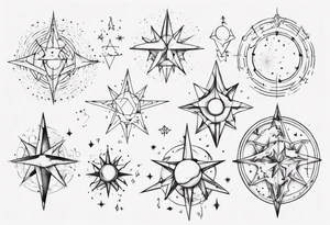 Constellations tattoo idea