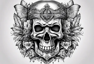 Eine weiße Taube tattoo idea