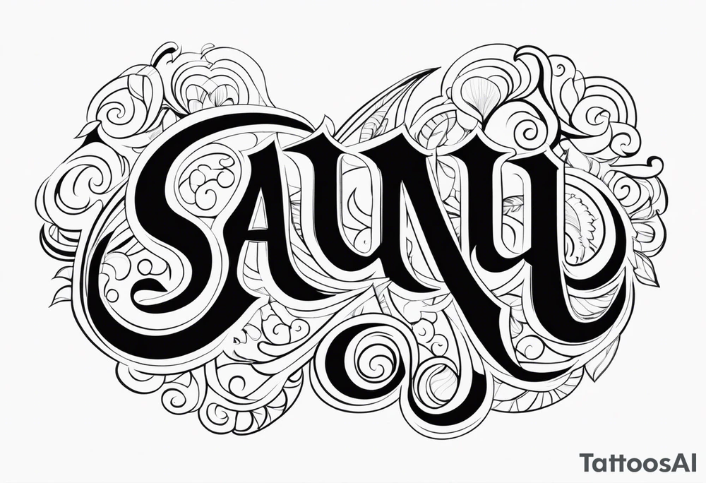 saanu tattoo idea