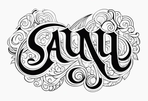 saanu tattoo idea