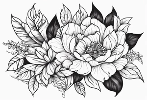 Floral Motif tattoo idea