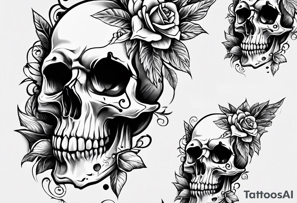 skull tattoo idea