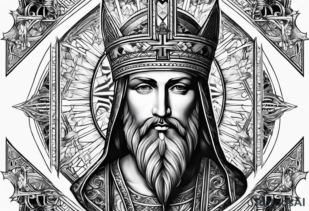 Catholic men’s tattoo tattoo idea