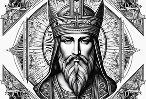 Catholic men’s tattoo tattoo idea