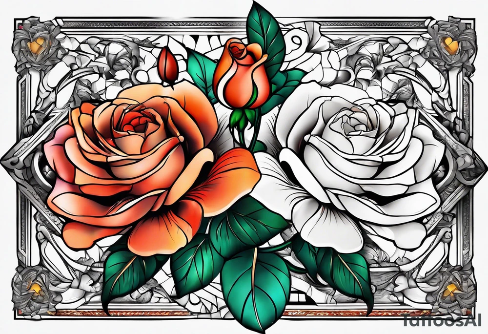 Two Puzzle pieces tattoo idea