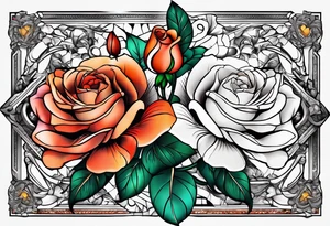 Two Puzzle pieces tattoo idea