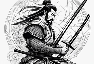 Samurai tattoo idea