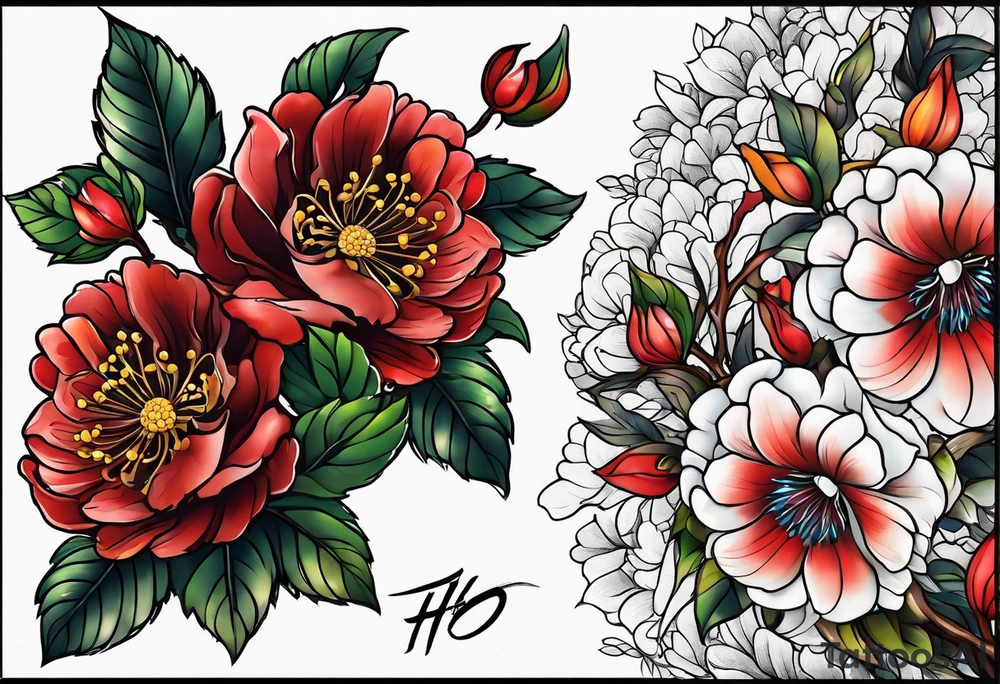 hawthorne branch tattoo idea