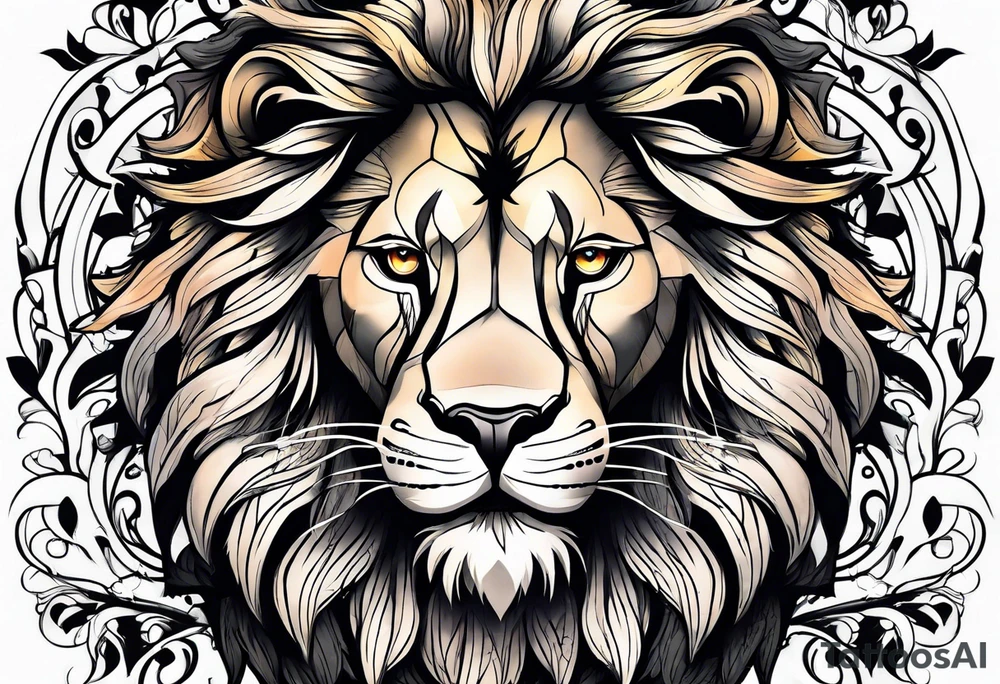 Lion tattoo idea