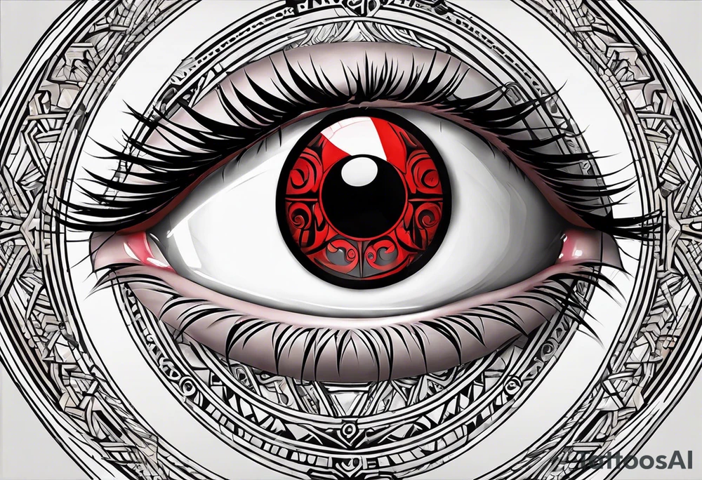 Sharingan eyes tattoo idea