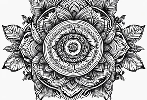Lace tattoo idea