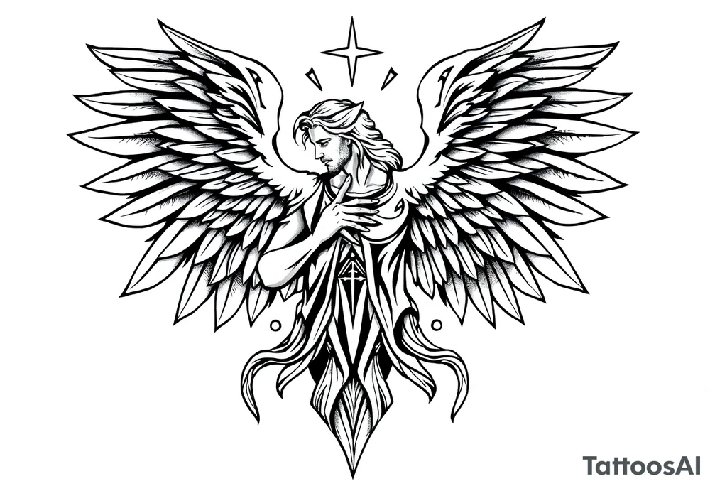 Holy Archangel, Biblical, Christianity, Archangel Michael, Hebrew, Guards of Christianity tattoo idea