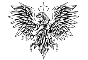 Holy Archangel, Biblical, Christianity, Archangel Michael, Hebrew, Guards of Christianity tattoo idea