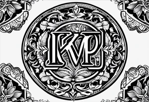Initials KPL tattoo idea
