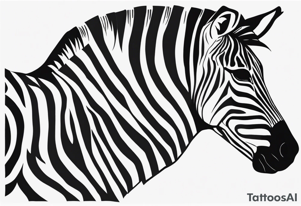 ZEBRA HEAD tattoo idea