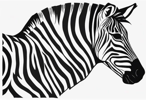 ZEBRA HEAD tattoo idea