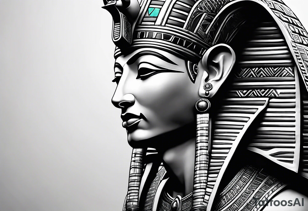 Pharaoh tattoo idea
