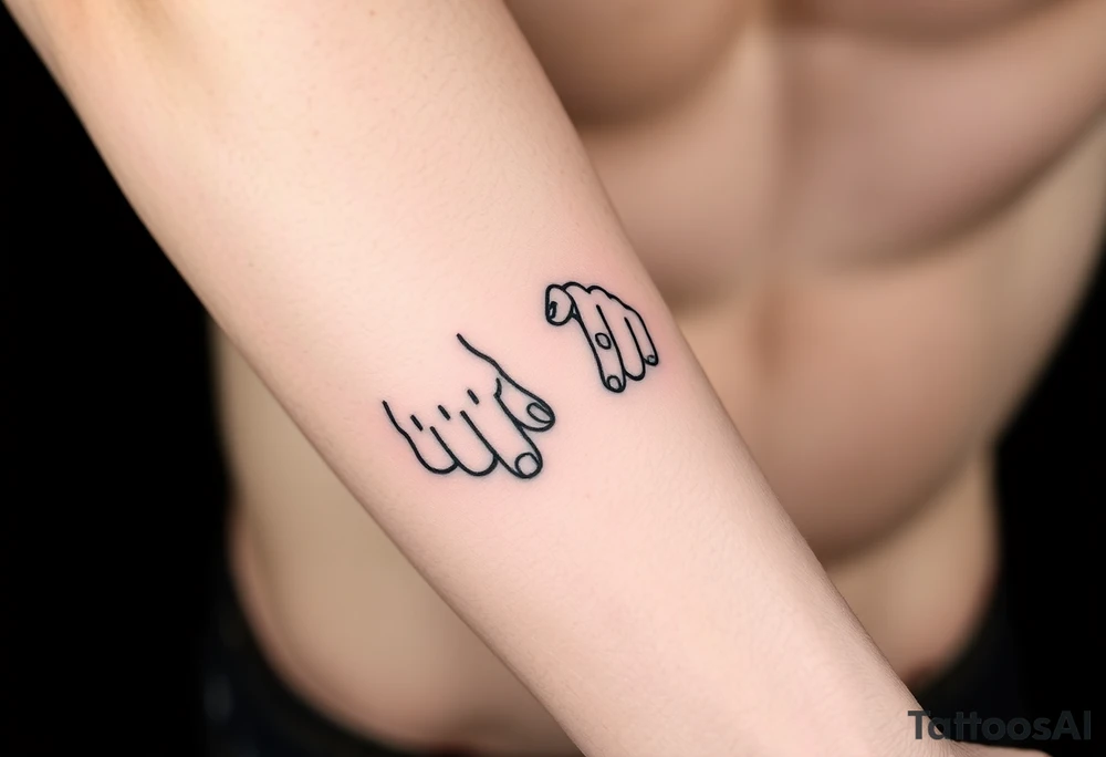 Michaelangelo hands reaching toward each other tattoo idea