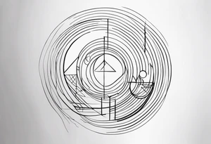 Abstract Art tattoo idea