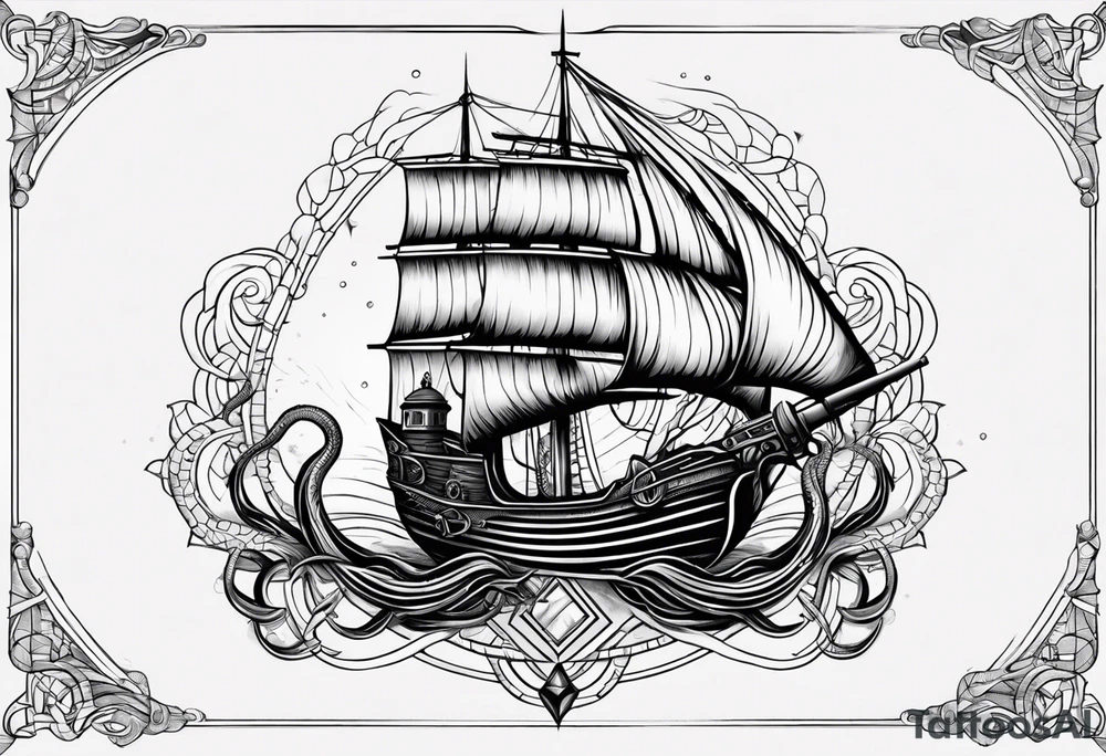 kraken tattoo idea