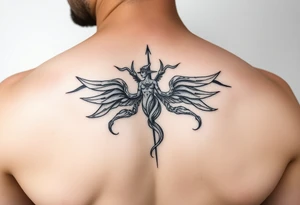 Aquarius realistic tattoo idea