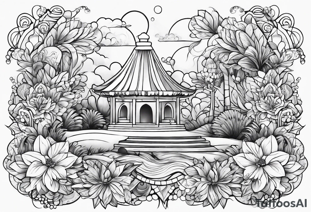 cute fine line tattoo idea