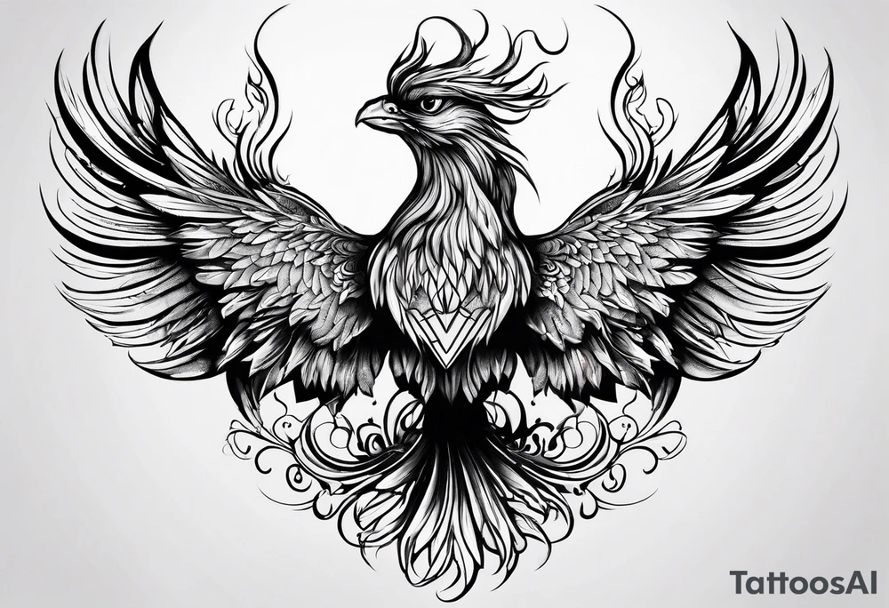 Phoenix tattoo idea