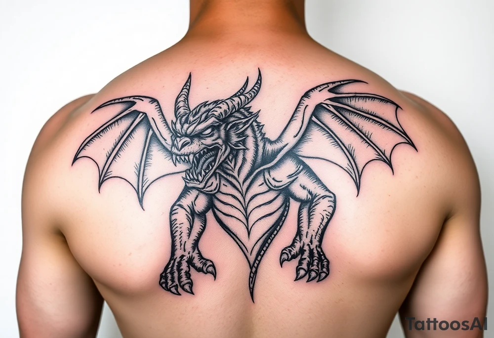 Majestice balrog tattoo idea