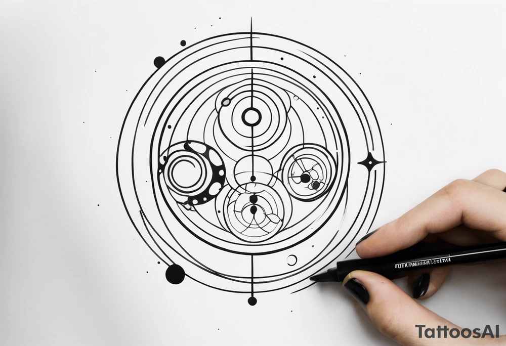 Gallifreyan tattoo idea