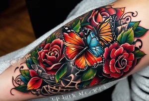 Children and grandchildren names tattoo on my forearm tattoo idea