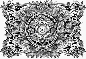 Half chest tattoo tattoo idea