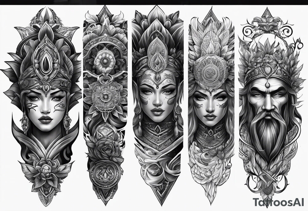 Long forearm wisdom tattoo tattoo idea