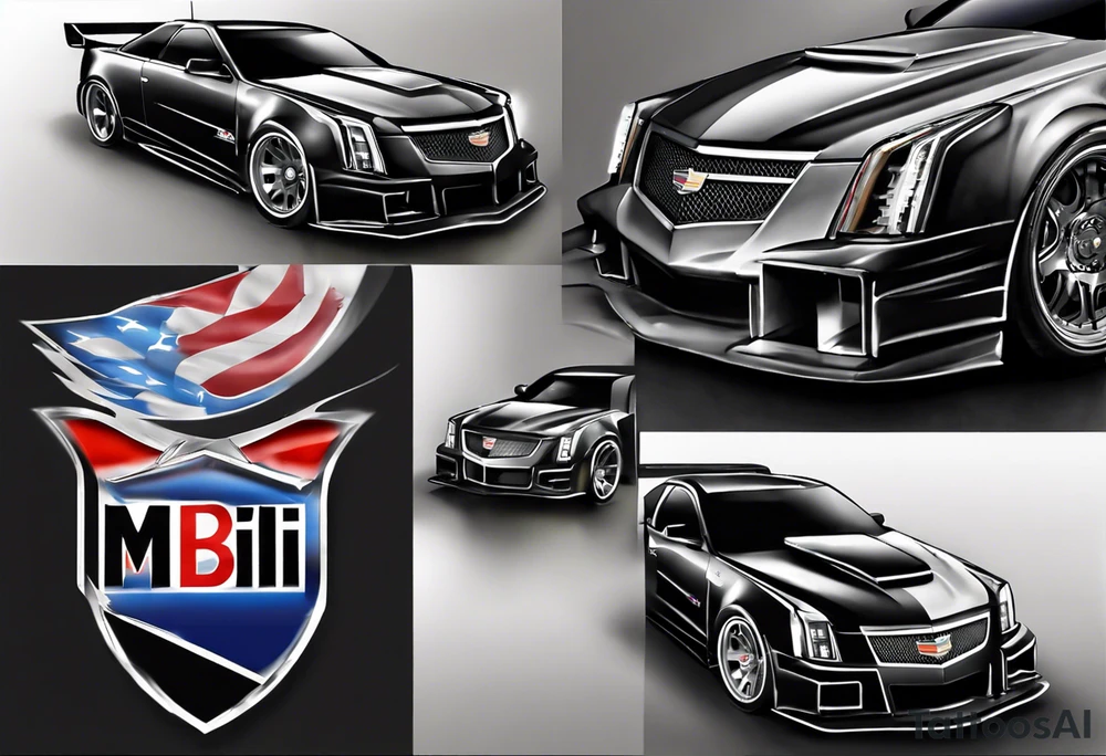 I’d like to have a half sleeve. Something race car related with a speedometer, modern race car(Cadillac Blackwing if possible), racing flag, turbo and maybe even a track. Not all of this is required but throwing out ideas. I would like Mobil 1 and the Blackwing logo to be included in design. tattoo idea