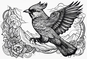 Colombe électricité tattoo idea