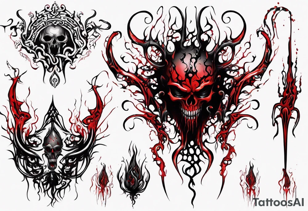 Blood
Tendrils
Horror
Red
Black
Visceral tattoo idea