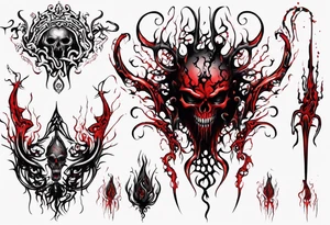 Blood
Tendrils
Horror
Red
Black
Visceral tattoo idea