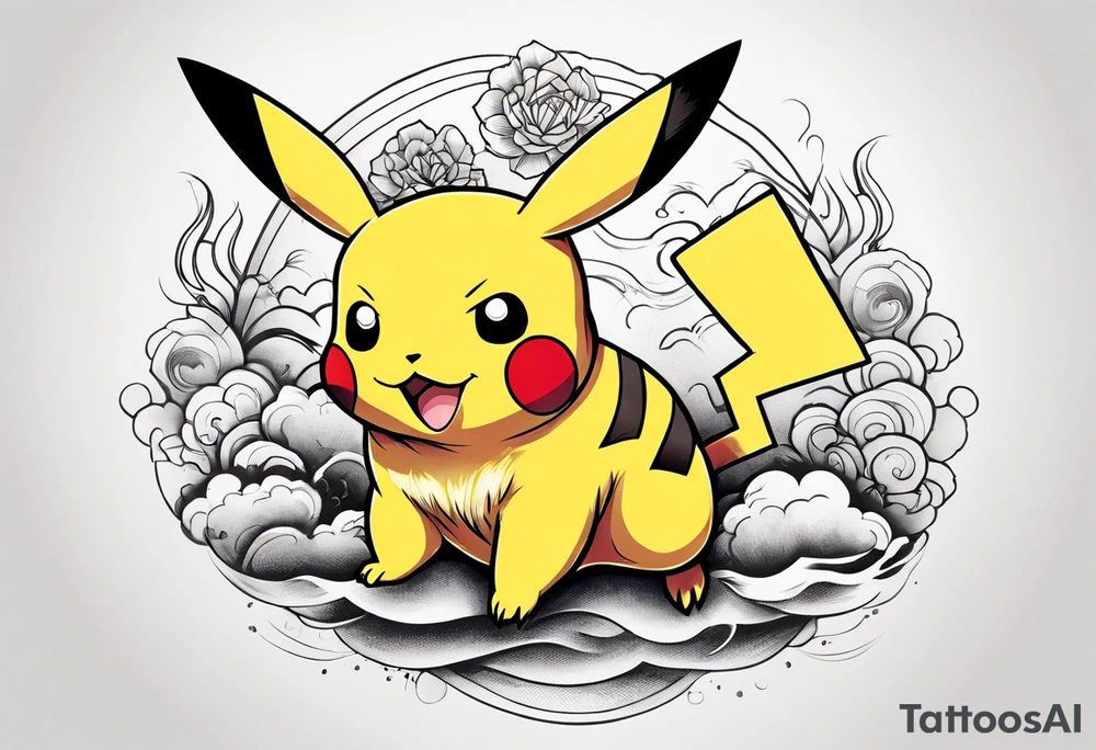 Pikachu tattoo idea