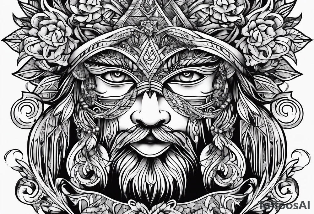 Wood stick tattoo idea