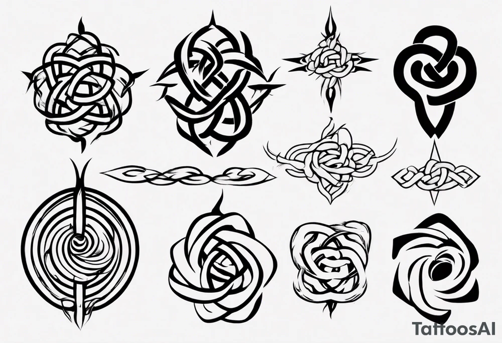 Prime knot 6,1 but very simple and clean tattoo idea