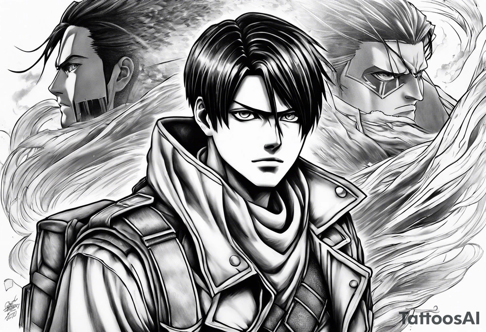 Levi attack on titan tattoo idea