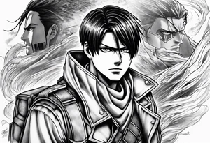 Levi attack on titan tattoo idea