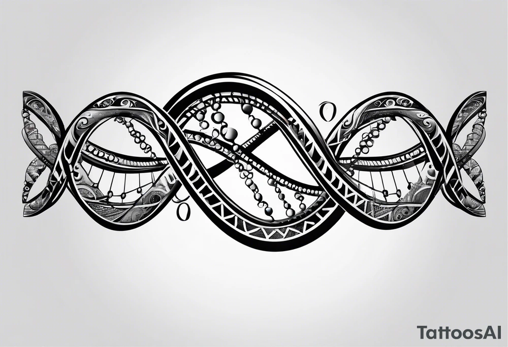 Dna strand tattoo idea