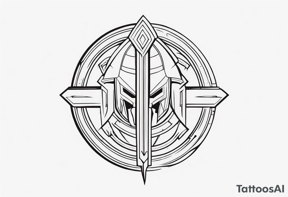 Ancient spartan symbol tattoo tattoo idea