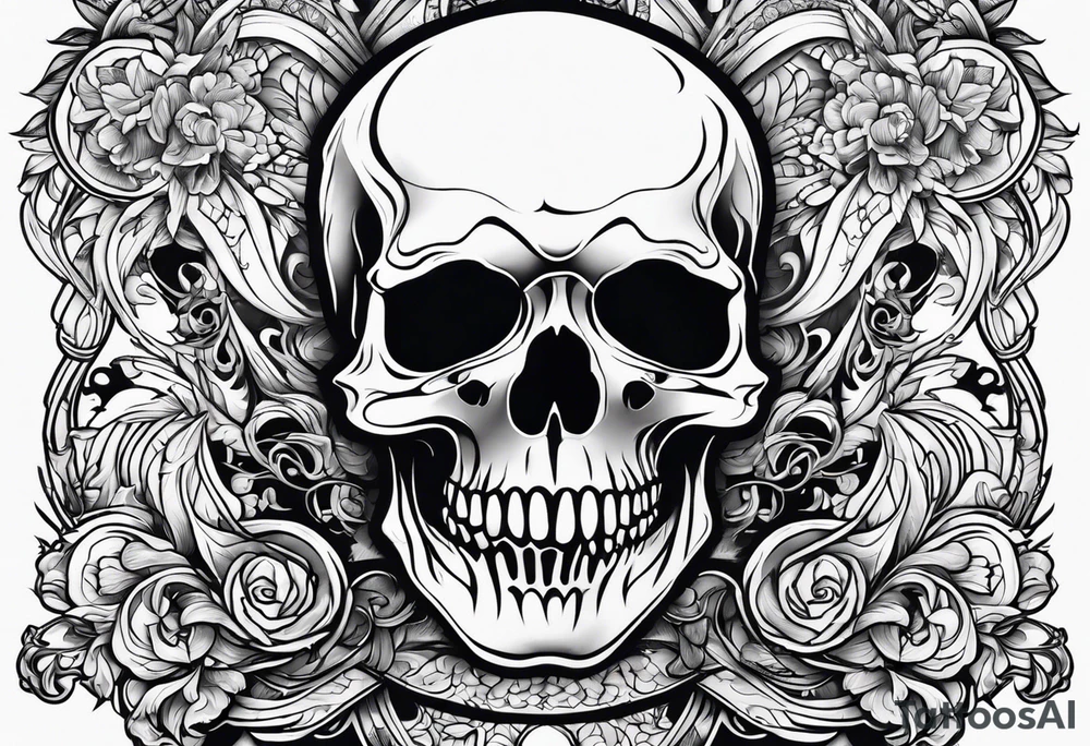 skeleton tattoo idea