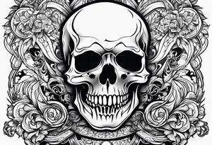 skeleton tattoo idea