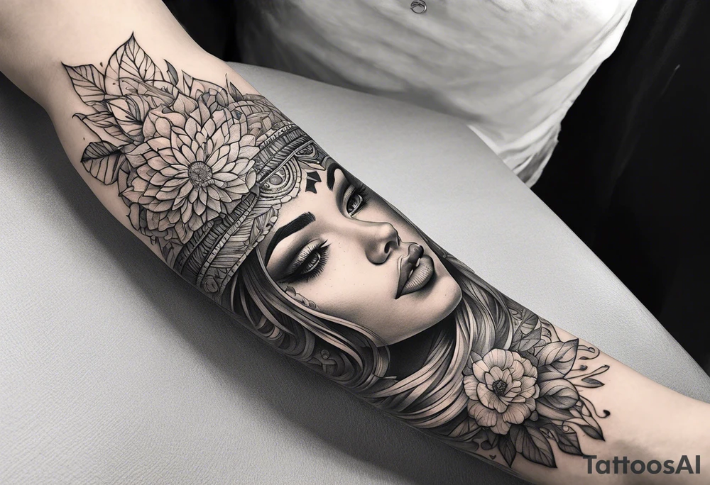 Horizontal long thin inner arm tattoo tattoo idea