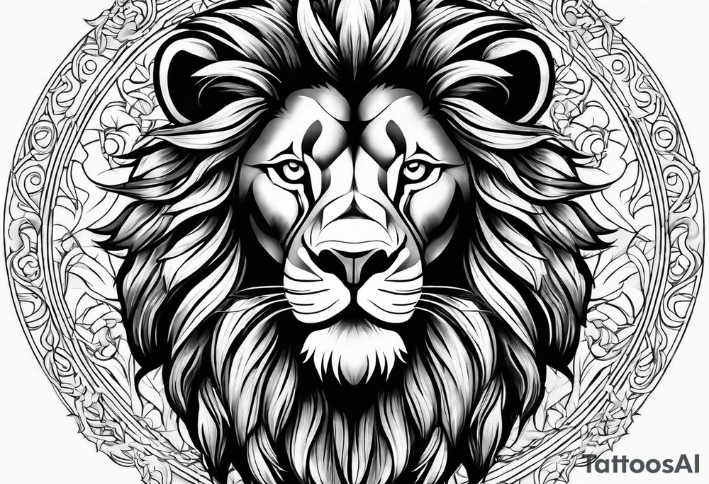 lion tattoo idea